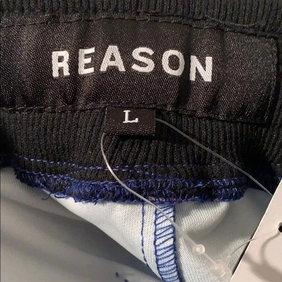 Reason Jogger Pant Men’s Size Large Red White Blue NWT - Picture 10 of 13